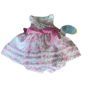 American Princess Pink and White Baby Dress